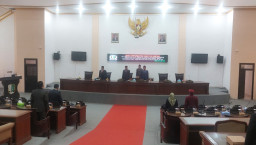 Gelar Rapat Paripurna Nota Penjelasan Bupati Terhadap Raperda Pertanggungjawaban APBD 2023