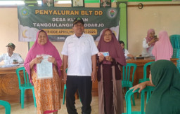 Masyarakat Desa Kludan Terima BLT DD Tahun Anggaran 2024