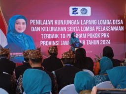 Kelurahan Jemur Wonosari Surabaya Kedatangan Tim Penilai 10 Program Pokok PKK Jatim