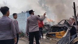4 Bocah Main Masak-masakan, Gudang dan Empat Rumah Ludes Terbakar