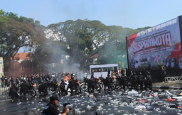 Polresta Malang Kota Gelar Simulasi Pengamanan Pilkada 2024