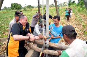 Polresta Banyuwangi Revitalisasi Pompa Sumur Bor