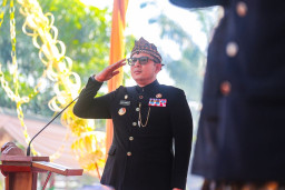 Baru Kali Ini, Upacara Hari Jadi Kota Mojokerto Pakai Bahasa ''Mojopahitan'