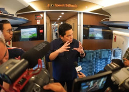 Erick Thohir: Penumpang Whoosh Tembus 4 Juta Orang