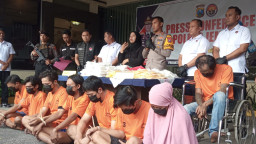 Peredaran Okerbaya Lewat Ekspedisi Dibongkar, 8 Orang Diamankan