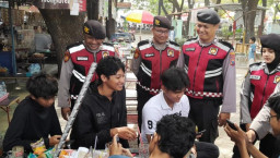 Polisi di Ponorogo Sosialisasi Bahaya Judi Online