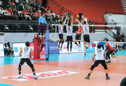 Pj Gubernur Adhy Nobar Final Four Proliga 2024 Bareng SBY dan AHY di GBT