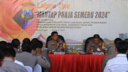 Polres Probolinggo Gelar Latpraops Jelang Pilkada 2024