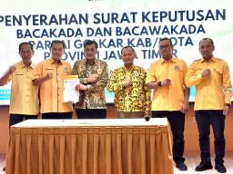 Pilkada Tanpa Mahar, Golkar Serahkan Rekom 9 Daerah Termasuk Madiun