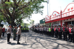 Polres Blitar Kota Terjunkan 671 Personil Gabungan Keamanan
