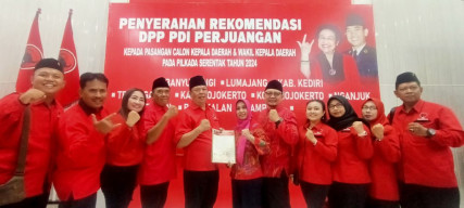 Banteng Resmi Usung Ning Ita - Arisandi Maju Pilwali Mojokerto 2024