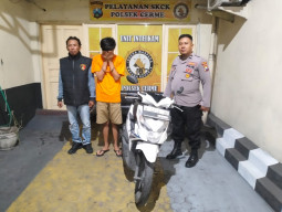 Maling Motor di Rumah Kos Perum Banjarsari Asri Cerme Diringkus Polisi