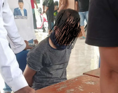 Sigap..!!! Polsek Krembung Amankan Pelaku Diduga Maling Handphone Nyaris Dimassa