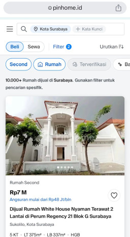 Cari Rumah atau Kontrakan di Surabaya Kini Lebih Mudah dengan Pinhome