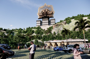 Progres Pembangunan Patung MRMP Ponorogo Rampung Akhir Tahun