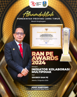 Jatim Pertahankan Raihan RAN PE Award