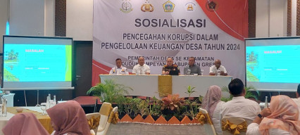 Kajari Gresik Ingatkan para Kepala Desa Kelola Dana Desa dengan Baik Sesuai Aturan