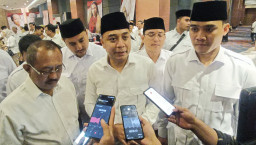 Gelar Rakorcab, DPC Partai Gerindra Bertekad Menangkan Duet Eri Cahyadi - Armuji