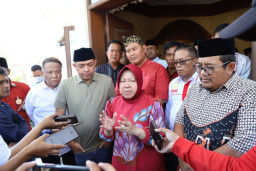 Resmikan Posko Pemenangan, Risma Soroti Masalah Kemiskinan, Pertanian dan Nelayan