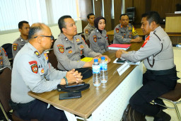 Hadapi Pemilukada 2024, Polda Jatim Gelar Supervisi Kesamaptaan di Polres Gresik