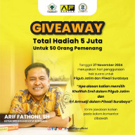 Dekatkan Paslon Pilkada Dengan Pemilih, Golkar Surabaya Gelar Giveaway