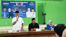 Cawawali Kediri Gus Qowim Sampaikan Visi Misi ke Ratusan Kader Partai Demokrat