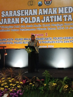 Polda Jatim Gelar Sarasehan Sinergitas Polri dan Media