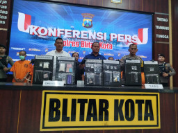 Satreskoba Polres Blitar Kota Ungkap 6 Kasus dengan 8 Tersangka