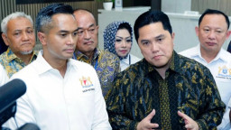 Erick Thohir-Anindya Bakrie Bahas Tender Proyek-proyek BUMN
