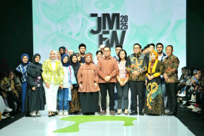 Makin Eksis, Batik Kota Mojokerto Melenggang Lagi di Jakarta Muslim Fashion Week (JMFW) 2025