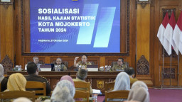 Sosialisasi Hasil Kajian Statistik 2024 'Jembreng' Kondisi Nyata IKU Kota Mojokerto