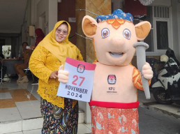 KPU Sidoarjo Gelar Kirab Guk KASIJO Dampingi Si-JALIH Menuju Surabaya