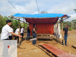 Tempat Judi Sabung Ayam Diobrak-abrik Team Reskrim Polres Blitar