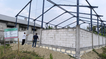 Jaga Ketahanan Pangan, Pemdes Randupadangan Menganti Bangun Lumbung Pangan Desa