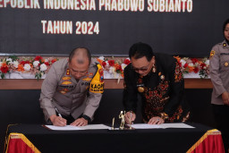 Polres Blitar Tandatangani MOU dengan Pemkab Blitar