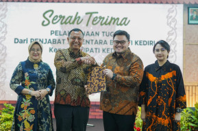 Pasca Serah Terima Jabatan dari Pjs Bupati, Mas Dhito Aktif Kembali Menjabat Bupati Kediri