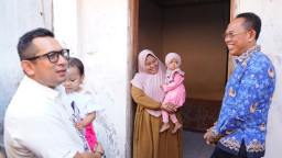 Puncak Hari Korpri, Pj Wali Kota Mojokerto Ajak OPD Berbagi ke Lansia dan Balita Stunting