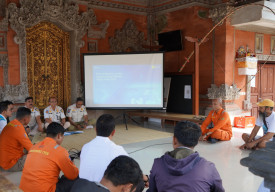 Amankan Sistem Transmisi di Bali Jelang Nataru, PLN Gaungkan Jaga Jarak Aman Jaringan Listrik