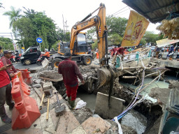Sudah Musim Hujan, Pembangunan Box Culvert Belum Tuntas