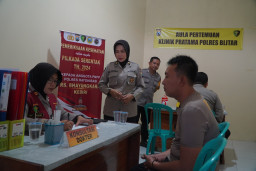 Polres Blitar Lakukan Pemeriksaan Kesehatan Seluruh Anggotanya