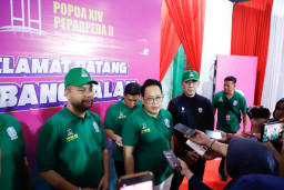 Pj Gubernur Adhy Buka Popda XIV dan Peparpeda II 2024