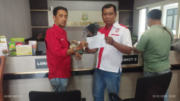 Sambangi Kejari Sidoarjo, Pemuda LIRA Laporkan Dugaan Penyelewengan Uang Kompensasi TKD Rangkahkidul