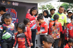 Pj Wali Kota Kediri Buka Perlombaan Balap Sepeda Race Time MTB–BMX–RB Piala Ketua ISSI Kota Kediri