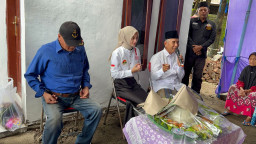 Bedah Rumah Selesai, Ketua RSTN Kota Kediri Vinanda Prameswati Serahkan Kunci Rumah Baru Rohman