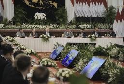 Di Depan Pengusaha AS, Prabowo Nyatakan Puas dengan Kinerja Para Menterinya