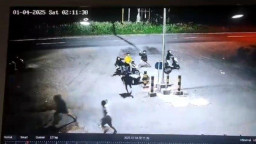 Geng Motor Rampas Motor Terekam CCTV, Pelaku Diburu