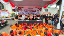 Tempo Satu Bulan Polrestabes Surabaya Bekuk 32 Pelaku Curanmor