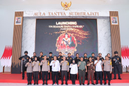 Polres Blitar Launching Tim Resmob Satya Haprabu