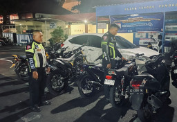 Gelar Operasi Kamtibmas, Polresta Blitar Komitmen Jaga Keamanan di Ruas Jalan