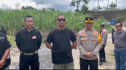 Kapolres Blitar Kota AKBP Yudha Pimpin Pemusnahan Bahan Petasan Sebanyak 97 Kg 